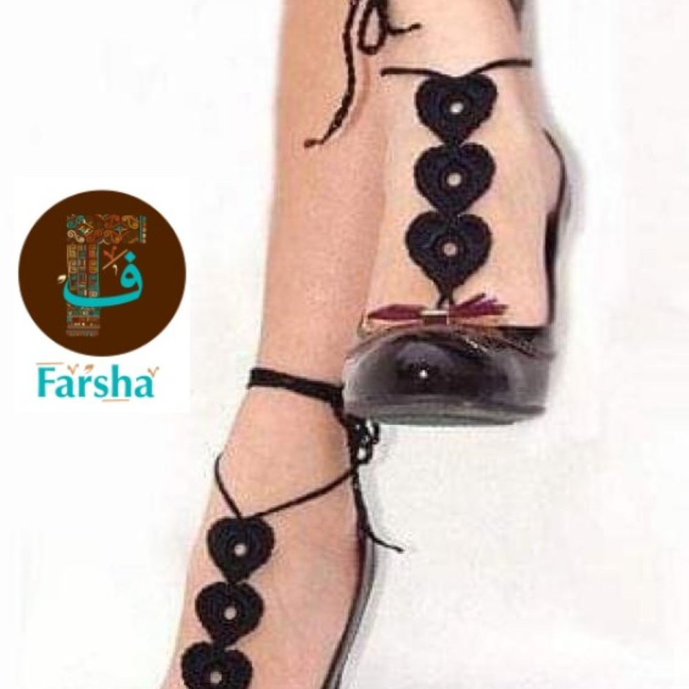 Crochet anklets